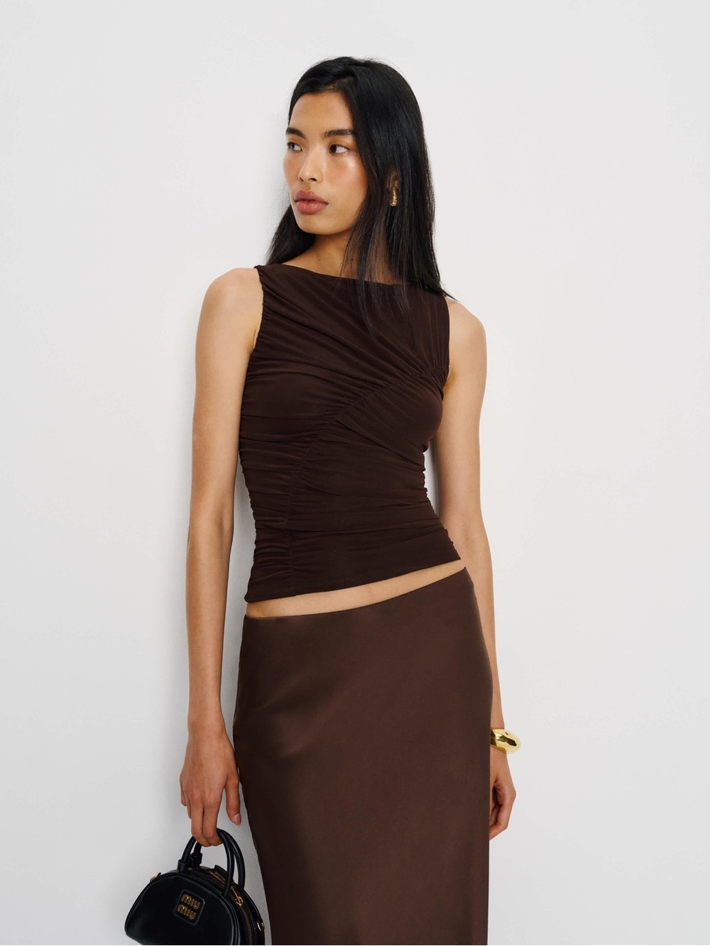 NWT reformation Rosie knit top / size s